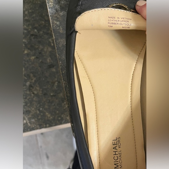 Michael Kors Black Leather Loafers - Picture 7 of 10
